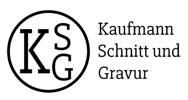 Kaufmann Schnitt und Gravur